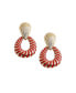 Фото #1 товара Women's Silver Swirl Drop Earrings