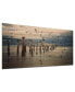 Фото #2 товара Low Tide Arte de Legno Digital Print on Solid Wood Wall Art, 30" x 60" x 1.5"