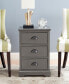 Фото #4 товара Griffin 3-Drawer Side Table