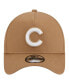 Men's Khaki Chicago Cubs A-Frame 9FORTY Adjustable Hat