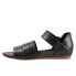 Фото #4 товара Softwalk Cori S2107-001 Womens Black Narrow Leather Strap Sandals Shoes 10