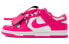 【定制球鞋】 Nike Dunk Low 莓刻 奶油草莓 解构 少女感 甜系 休闲 低帮 板鞋 女款 粉白 / Кроссовки Nike Dunk Low DZ5196-600