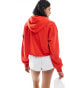 Фото #4 товара Levi's Leo authentic box tab logo cropped hoodie in red