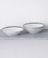 Austin Platinum Set of 4 Soup Bowls, Service For 4