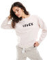 Фото #4 товара Levi's exclusive to ASOS sweatshirt with headline chest logo in light pink