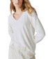 ფოტო #3 პროდუქტის Women's Cloud Soft V-Neck Sweater