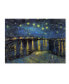 Фото #1 товара Vincent Van Gogh 'The Starry Night II' Canvas Art - 24" x 18"