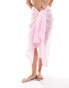 Фото #2 товара ASOS DESIGN multiway beach maxi sarong in pink