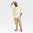 Фото #2 товара Men's Big & Tall Long Sleeve Collared Button-Down Shirt - Goodfellow & Co