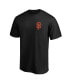 Фото #2 товара Men's Black San Francisco Giants Number One Dad Team T-shirt