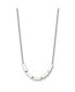 Фото #1 товара Chisel rectangle Beads 16.5 inch Cable Chain Necklace