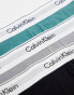 Calvin Klein modern cotton stretch trunks 3 pack in multi