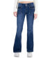 Фото #1 товара Juniors' Two-Button Low-Rise Flare-Leg Jeans