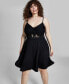 Фото #4 товара Trendy Plus Size Lace-Corset Scuba Dress