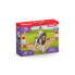 Фото #2 товара Schleich Horse Club Hannah’s Western riding set - 5 yr(s) - Multicolor - 12 yr(s) - 2 pc(s) - Not for children under 36 months - 250 mm