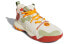 adidas Harden Vol.6 防滑耐磨 中帮 实战篮球鞋 男款 白褐红 / Баскетбольные кроссовки Adidas Harden Vol.6 GW9030