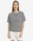 Women's Heritage Striped Short Sleeve Boxy Knit Pullover