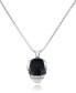 Фото #2 товара Men's Skull 24" Pendant Necklace in Stainless Steel