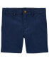 Фото #2 товара Toddler Blue Flat-Front Shorts 3T