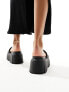 Фото #7 товара Stradivarius chunky flatform mule in black