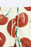 Фото #3 товара Плавки из ткани с принтом «вишни» ZARA