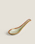 Фото #3 товара Porcelain spoon with antique-finish rim