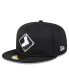 ფოტო #1 პროდუქტის Men's Black Chicago White Sox 2024 Batting Practice 59FIFTY Fitted Hat