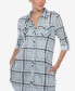 Фото #10 товара Women's Plaid Tunic Top Shirt