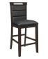 Фото #1 товара Prentiss 2-Piece Asian Hardwood Upholstered Counter Height Chair Set