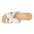 Фото #4 товара COCONUTS by Matisse Vaughn Slide Womens White Casual Sandals VAUGHN-100