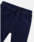 Baby Girls Baby h Lined Dark Blue Denim Jeggings Синий, 18 месяцев - фото #2