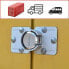 Key padlock Master Lock Zinc Rectangular (4 Units)