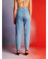 ფოტო #2 პროდუქტის Women's High-Waisted Mom Jeans