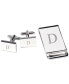 ფოტო #8 პროდუქტის Silver Plated Cufflinks and Money Clip Set