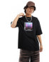 COLLUSION t-shirt with wisper print in black Черный, XS - Chest 36 - фото #2