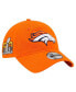 Фото #1 товара Men's Orange Denver Broncos Distinct 9TWENTY Adjustable Hat