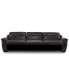 Фото #4 товара Lenardo 3-Pc. Leather Sofa with 3 Power Motion Recliners, Created for Macy's