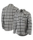 Фото #2 товара Men's Black and Gray Philadelphia Flyers Ease Plaid Button-Up Long Sleeve Shirt