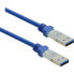 Фото #2 товара Renkforce RF-4369446 - 1 m - USB A - USB A - USB 3.2 Gen 1 (3.1 Gen 1) - 5000 Mbit/s - Blue