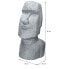 Фото #10 товара Moai Rapa Nui Kopf Figur 28x25x56cm Grau