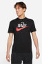 Фото #2 товара Sportswear Futura Swoosh Logo T Shirt Unisex Baskılı Tişört Siyah