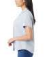 ფოტო #3 პროდუქტის Women's Linen-Blend Button-Up Camp Shirt