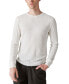Men's Garment Dyed Thermal Long Sleeve Crewneck T-Shirt
