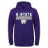 NCAA Kansas State Wildcats Toddler Boys' Poly Hooded Sweatshirt - 3T