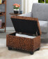 24" Printed Fabric 5th Avenue Storage Ottoman