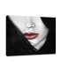 'Temptation IV' Mouth Profile Canvas Wall Art, 20x30"