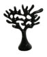 Skulptur Baum Schwarz Marmoroptik