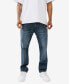 Фото #1 товара Men's Ricky Straight Flap Cross Stitch Jeans