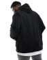 Polo Ralph Lauren Big & Tall collegiate logo hoodie in black