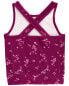 Фото #9 товара Kid Floral Print Active Criss-Cross Tank 7